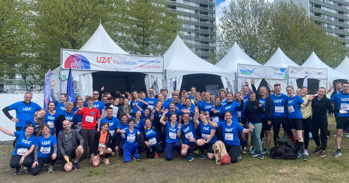 375 UZA-collega's en patiënten aan de start van Antwerp 10 miles