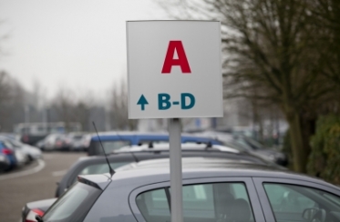 Indeling van de parking